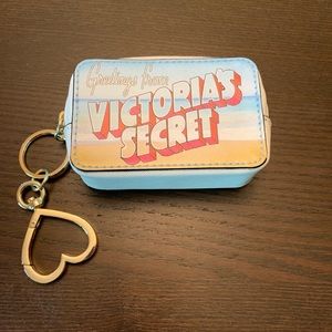 Victoria Secret postcard keychain